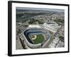 Old New York Yankees Stadium next to New Ballpark, New York, NY-null-Framed Photographic Print