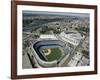 Old New York Yankees Stadium next to New Ballpark, New York, NY-null-Framed Photographic Print