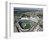 Old New York Yankees Stadium next to New Ballpark, New York, NY-null-Framed Photographic Print