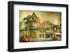 Old Normandy - Retro Styled Picture-Maugli-l-Framed Photographic Print