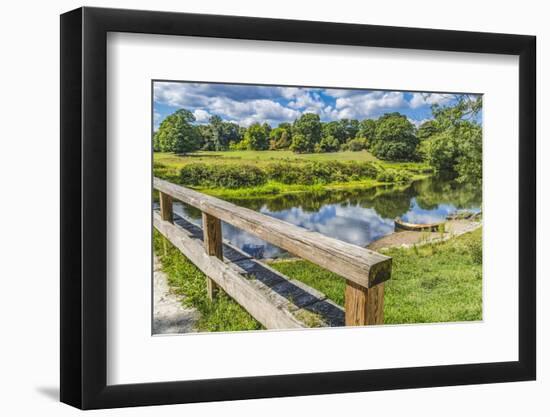 Old North Bridge, Concord River, Minute Man National Historical Park. American Revolution Monument-William Perry-Framed Photographic Print