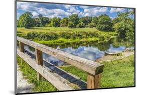 Old North Bridge, Concord River, Minute Man National Historical Park. American Revolution Monument-William Perry-Mounted Photographic Print