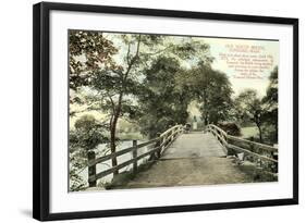 Old North Bridge, Concord-null-Framed Art Print