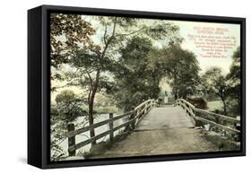Old North Bridge, Concord-null-Framed Stretched Canvas