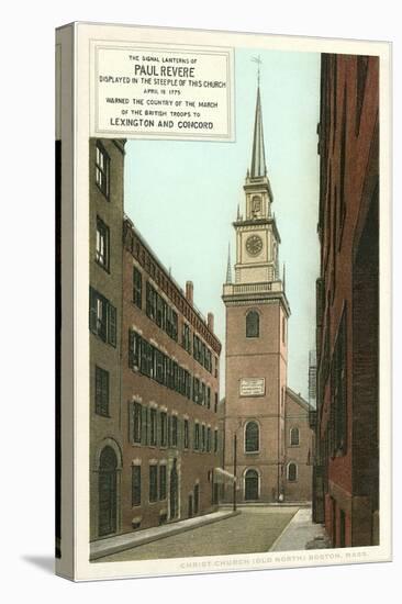 Old North Church, Paul Revere, Boston, Massachusetts-null-Stretched Canvas