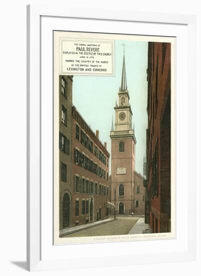 Old North Church, Paul Revere, Boston, Massachusetts-null-Framed Art Print