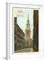 Old North Church, Paul Revere, Boston, Massachusetts-null-Framed Art Print