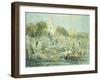 Old Nuntucket, (Oil on Canvas)-George Wharton Edwards-Framed Giclee Print