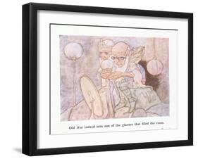 Old Nur Looked into One of the Glasses-Charles Robinson-Framed Giclee Print