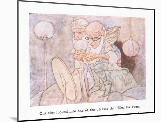 Old Nur Looked into One of the Glasses-Charles Robinson-Mounted Giclee Print