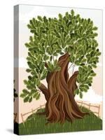 Old Oak Tree-Milovelen-Stretched Canvas