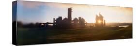 Old Oil Refinery at Dusk, Gasworks Park, Seattle, King County, Washington State, USA-null-Stretched Canvas