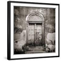 Old Omani Studded Timber Door, Stonetown, Zanzibar, Tanzania, East Africa-Lee Frost-Framed Photographic Print