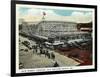 Old Orchard Beach, Maine - Jack Rabbit Rollercoaster-Lantern Press-Framed Art Print