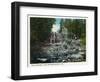 Old Orchard Beach, Maine - The Cascade-Lantern Press-Framed Art Print