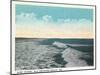 Old Orchard Beach, Maine - View of Surf-Lantern Press-Mounted Art Print