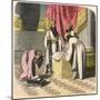 Old Orient, Persians: Magician,-Heinrich Leutemann-Mounted Giclee Print