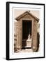 Old Outhouse, Bodie Ghost Town, California-George Oze-Framed Photographic Print