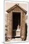 Old Outhouse, Bodie Ghost Town, California-George Oze-Mounted Photographic Print