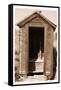 Old Outhouse, Bodie Ghost Town, California-George Oze-Framed Stretched Canvas