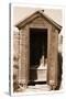 Old Outhouse, Bodie Ghost Town, California-George Oze-Stretched Canvas