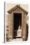 Old Outhouse, Bodie Ghost Town, California-George Oze-Stretched Canvas