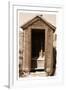 Old Outhouse, Bodie Ghost Town, California-George Oze-Framed Photographic Print