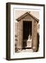 Old Outhouse, Bodie Ghost Town, California-George Oze-Framed Photographic Print