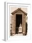 Old Outhouse, Bodie Ghost Town, California-George Oze-Framed Photographic Print