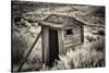 Old Outhouse in the Field-George Oze-Stretched Canvas