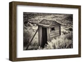 Old Outhouse in the Field-George Oze-Framed Photographic Print