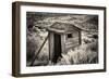 Old Outhouse in the Field-George Oze-Framed Photographic Print