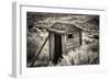 Old Outhouse in the Field-George Oze-Framed Photographic Print