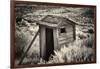 Old Outhouse in the Field-George Oze-Framed Photographic Print