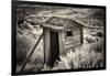 Old Outhouse in the Field-George Oze-Framed Photographic Print