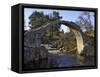 Old Packhorse Bridge, Carrbridge, Highlands, Scotland, United Kingdom, Europe-Gary Cook-Framed Stretched Canvas