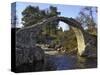 Old Packhorse Bridge, Carrbridge, Highlands, Scotland, United Kingdom, Europe-Gary Cook-Stretched Canvas