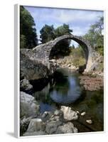 Old Packhorse Bridge, over River Dulnain Built 1707, Carrbridge, Cairngorms National Park, Scotland-Patrick Dieudonne-Framed Photographic Print