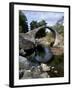 Old Packhorse Bridge, over River Dulnain Built 1707, Carrbridge, Cairngorms National Park, Scotland-Patrick Dieudonne-Framed Photographic Print