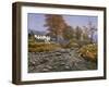 Old Packhorse Bridge-Bill Makinson-Framed Giclee Print