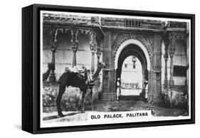 Old Palace, Palitana, India, C1925-null-Framed Stretched Canvas