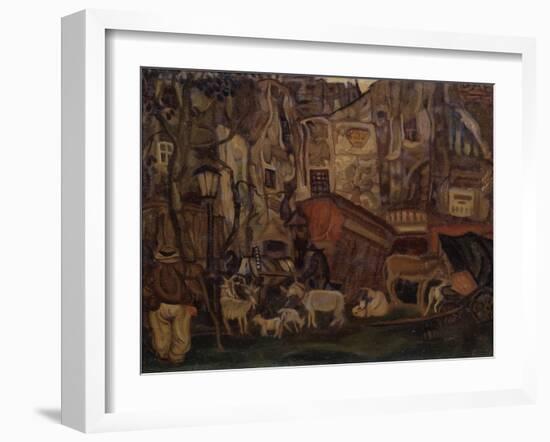 Old Paris, 1913-Boris Dmitryevich Grigoriev-Framed Giclee Print