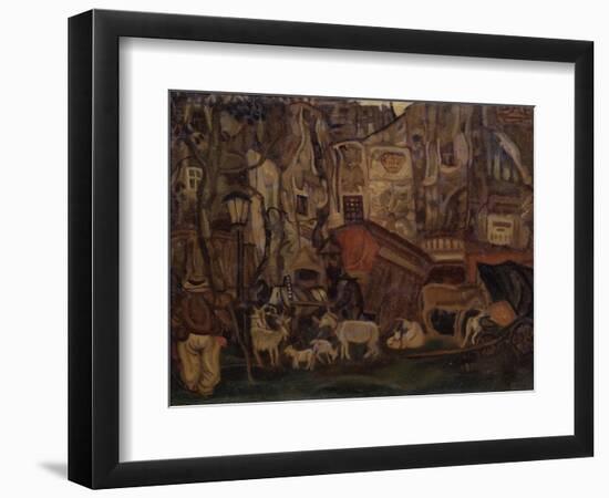 Old Paris, 1913-Boris Dmitryevich Grigoriev-Framed Giclee Print