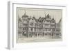 Old Paris at the Paris Exhibition, Rue Des Vieilles Ecoles, and Birthplace of Moliere-Albert Robida-Framed Giclee Print