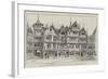 Old Paris at the Paris Exhibition, Rue Des Vieilles Ecoles, and Birthplace of Moliere-Albert Robida-Framed Giclee Print