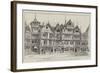 Old Paris at the Paris Exhibition, Rue Des Vieilles Ecoles, and Birthplace of Moliere-Albert Robida-Framed Giclee Print