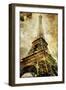 Old Paris -Vintage Series - Eiffel Tower-Maugli-l-Framed Art Print