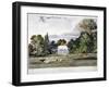 Old Park, Clapham, London, C1830-Frederick Mackenzie-Framed Giclee Print