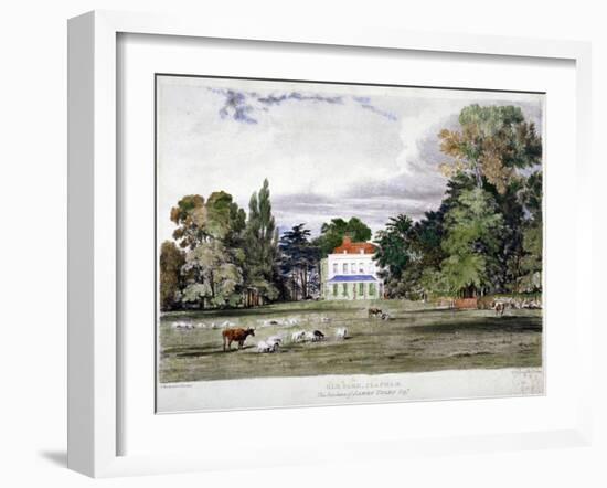 Old Park, Clapham, London, C1830-Frederick Mackenzie-Framed Giclee Print