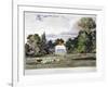 Old Park, Clapham, London, C1830-Frederick Mackenzie-Framed Giclee Print